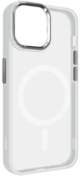 Чохол для смартфона ArmorStandart Unit MagSafe для Apple iPhone 13 Matte Clear Silver (ARM70445)