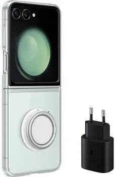 Чохол для смартфона Clear Gadget Case with TA 25W Samsung Flip 5 (F731) Transparent (EF-XF73KKTEGWW)