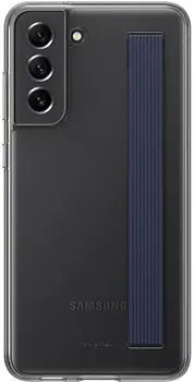 Чехол для смартфона Clear Strap Cover Samsung Galaxy S21 FE Dark Gray (EF-XG990CBEGRU)