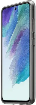 Чехол для смартфона Clear Strap Cover Samsung Galaxy S21 FE Dark Gray (EF-XG990CBEGRU)