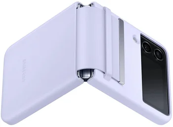 Чехол для смартфона Samsung Galaxy Flip 4 Flap Leather Cover Serenity Purple (EF-VF721LLEGUA)