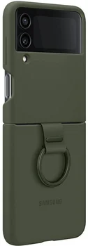 Чехол для смартфона Samsung Galaxy Flip 4 Silicone Cover with Ring Arctic Khaki (EF-PF721TGEGUA)