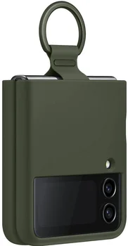 Чехол для смартфона Samsung Galaxy Flip 4 Silicone Cover with Ring Arctic Khaki (EF-PF721TGEGUA)