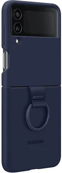 Чохол для смартфона Samsung Galaxy Flip 4 Silicone Cover with Ring Arctic Navy Blue (EF-PF721TNEGUA)