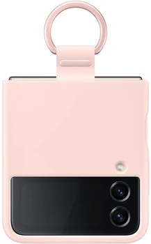 Чехол для смартфона Samsung Galaxy Flip 4 Silicone Cover with Ring Arctic Pink (EF-PF721TPEGUA)