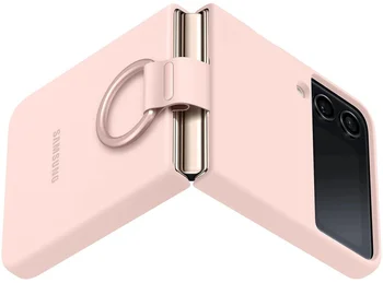 Чехол для смартфона Samsung Galaxy Flip 4 Silicone Cover with Ring Arctic Pink (EF-PF721TPEGUA)