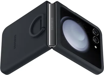 Чехол для смартфона Samsung Galaxy Flip 5 Silicone Case with Ring Indigo (EF-PF731TNEGUA)