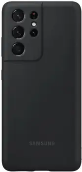 Чехол для смартфона Samsung Galaxy S21 Ultra Silicone Case Black (EF-PG998TBEGRU)
