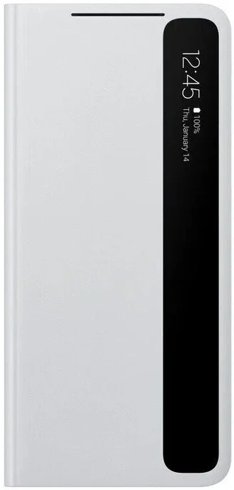 Чохол для смартфона Samsung Galaxy S21 Ultra Smart Clear View Cover Light Gray (EF-ZG998CJEGRU)