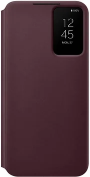 Чехол для смартфона Samsung Galaxy S22+ Smart Clear View Cover Burgundy (EF-ZS906CEEGRU)