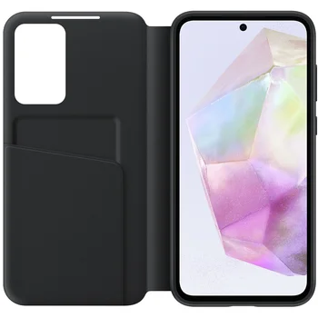 Чехол для смартфона Smart Clear View Cover Samsung A35 (A356) Black (EF-ZA356CBEGWW)
