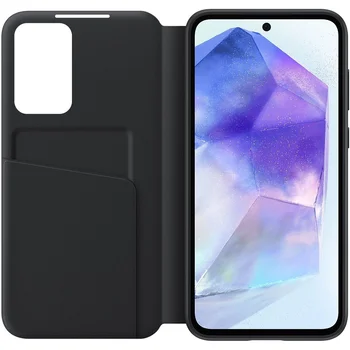 Чохол для смартфона Smart Clear View Cover Samsung A55 (A556) Black (EF-ZA556CBEGWW)