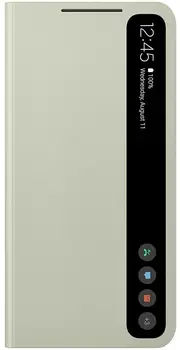 Чехол для смартфона Smart Clear View Cover Samsung Galaxy S21 FE Olive Green (EF-ZG990CMEGRU)