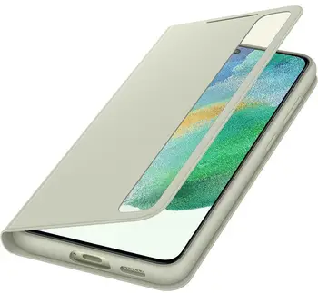 Чехол для смартфона Smart Clear View Cover Samsung Galaxy S21 FE Olive Green (EF-ZG990CMEGRU)