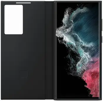 Чехол для смартфона Smart Clear View Cover Samsung Galaxy S22 Ultra Black (EF-ZS908CBEGRU)