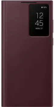 Чехол для смартфона Smart Clear View Cover Samsung Galaxy S22 Ultra Burgundy (EF-ZS908CEEGRU)