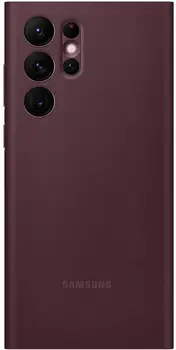 Чехол для смартфона Smart Clear View Cover Samsung Galaxy S22 Ultra Burgundy (EF-ZS908CEEGRU)