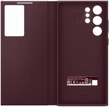 Чехол для смартфона Smart Clear View Cover Samsung Galaxy S22 Ultra Burgundy (EF-ZS908CEEGRU)