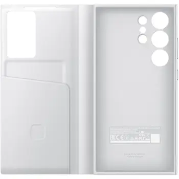 Чохол для смартфона Smart Clear View Cover Samsung Galaxy S24 Ultra White (EF-ZS928CWEGWW)