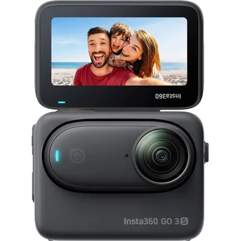 Экшн-камера Insta360 GO 3S 4K Standard Bundle 64GB Black (CINSAATA_GO3S14)