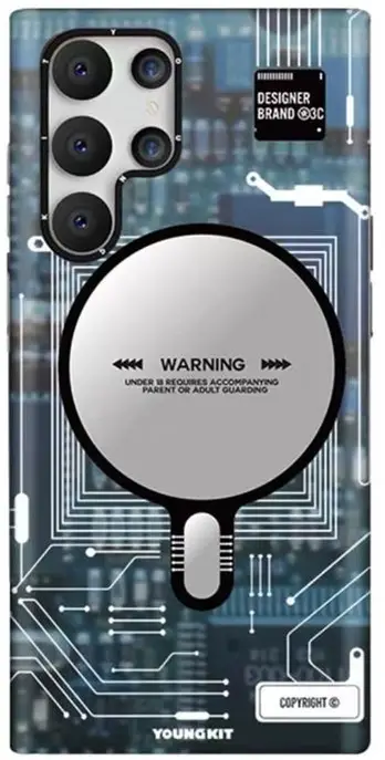 Чохол Youngkit PC Back Cover для Samsung Galaxy S23 Ultra Blue