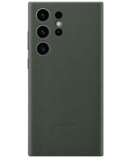 Чехол Samsung Leather Case для Samsung Galaxy S23 Ultra Green (EF-VS918LGEGRU)