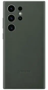 Чехол Samsung Leather Case для Samsung Galaxy S23 Ultra Green (EF-VS918LGEGRU)