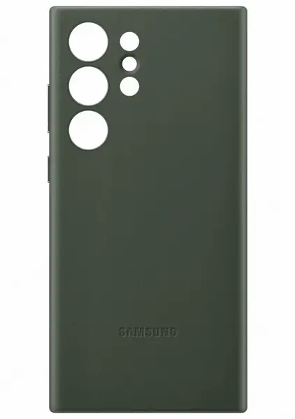 Чехол Samsung Leather Case для Samsung Galaxy S23 Ultra Green (EF-VS918LGEGRU)