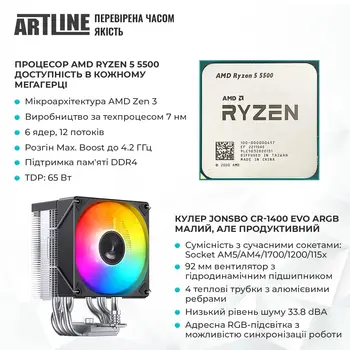 Комп'ютер ARTLINE Gaming X47 (X47v45Win)
