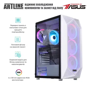 Комп'ютер ARTLINE Gaming X55WHITE (X55WHITEv40Win)