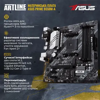 Комп'ютер ARTLINE Gaming X65WHITE Windows 11 Home (X65WHITEv42win)