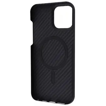 Чехол WAVE Premium Carbon Slim with MagSafe iPhone 13 Pro Max black