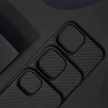 Чехол WAVE Premium Carbon Slim with MagSafe iPhone 13 Pro Max black
