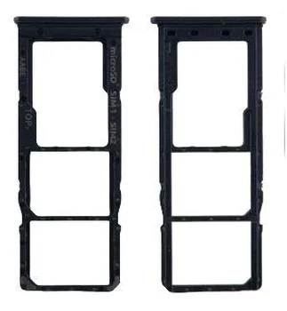 Тримач (лоток) SIM Samsung A03s SM-S134DL Black