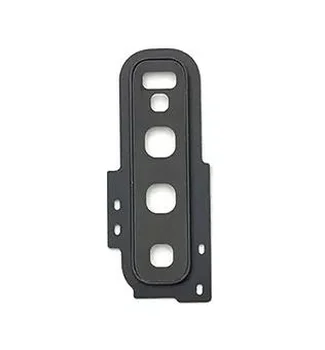 Скло камери з рамкою Samsung S10 Original Used Prism Black (G973)