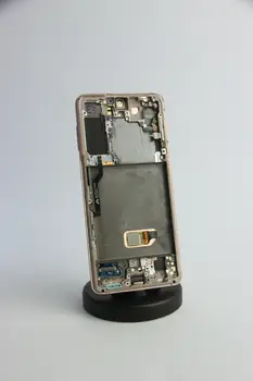 Дисплейний модуль з рамкою Samsung S21 Original Used Phantom Pink (G991U)