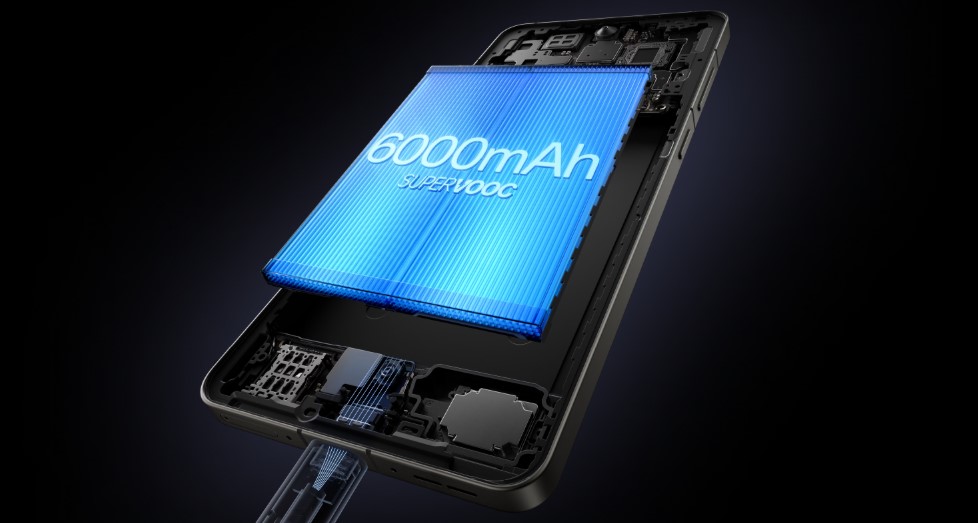 батарея 6000 мач oneplus 13r