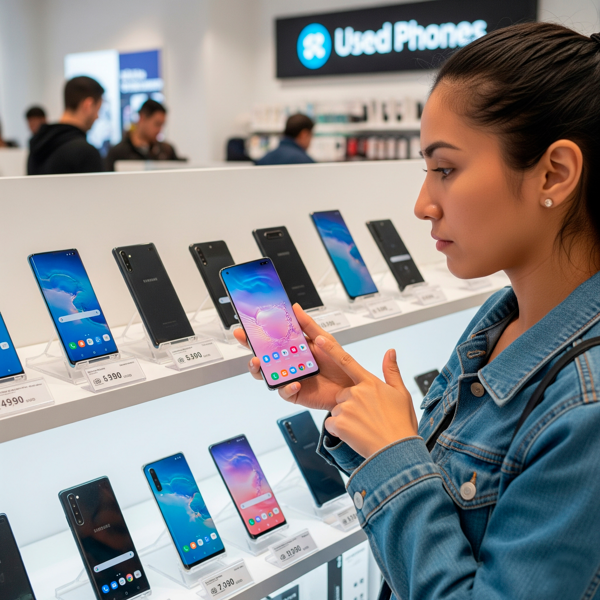 Купівля б/у смартфона Samsung у магазині