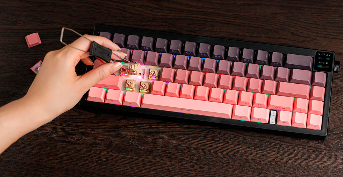 Клавіатура Ajazz AK650 Flying Fish Switch Purple (AK650-FF-PWB) — фото 5