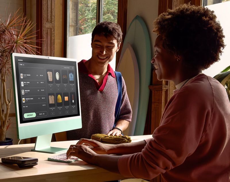 Моноблок Apple iMac 24 M4 Green (Z1EN000F1) — фото 4