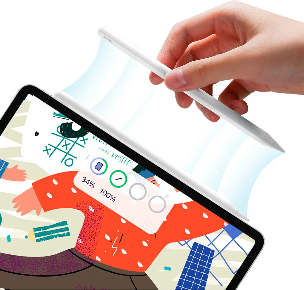 Стилус Baseus Smooth Writing 2 Series Dual Charging White (SXBC080102) — фото 1