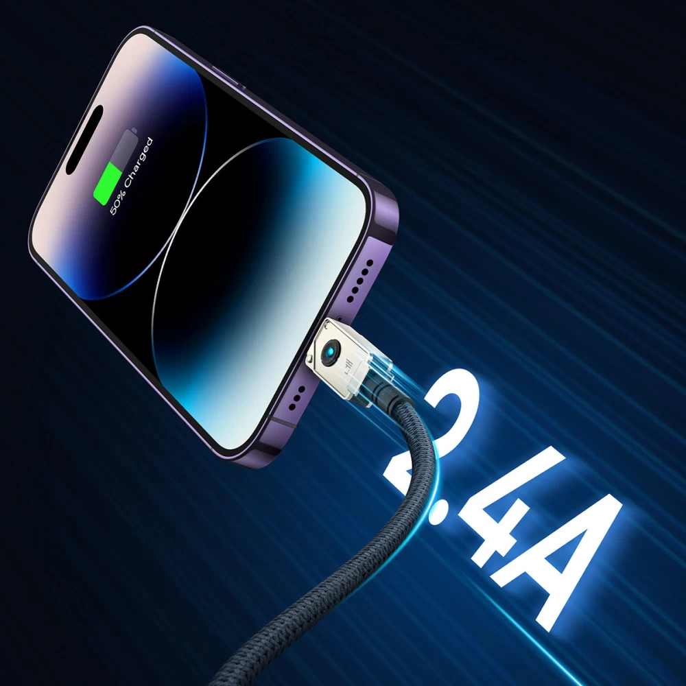 Кабель Baseus Unbreakable Series USB to Lightning 1m Stellar White (P10355802221-00) — фото 1