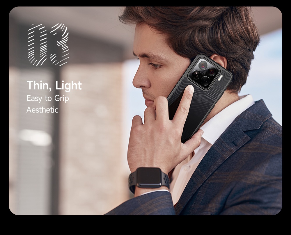 Чехол DUX DUCIS Aimo Series для Xiaomi 15 Black — фото 1