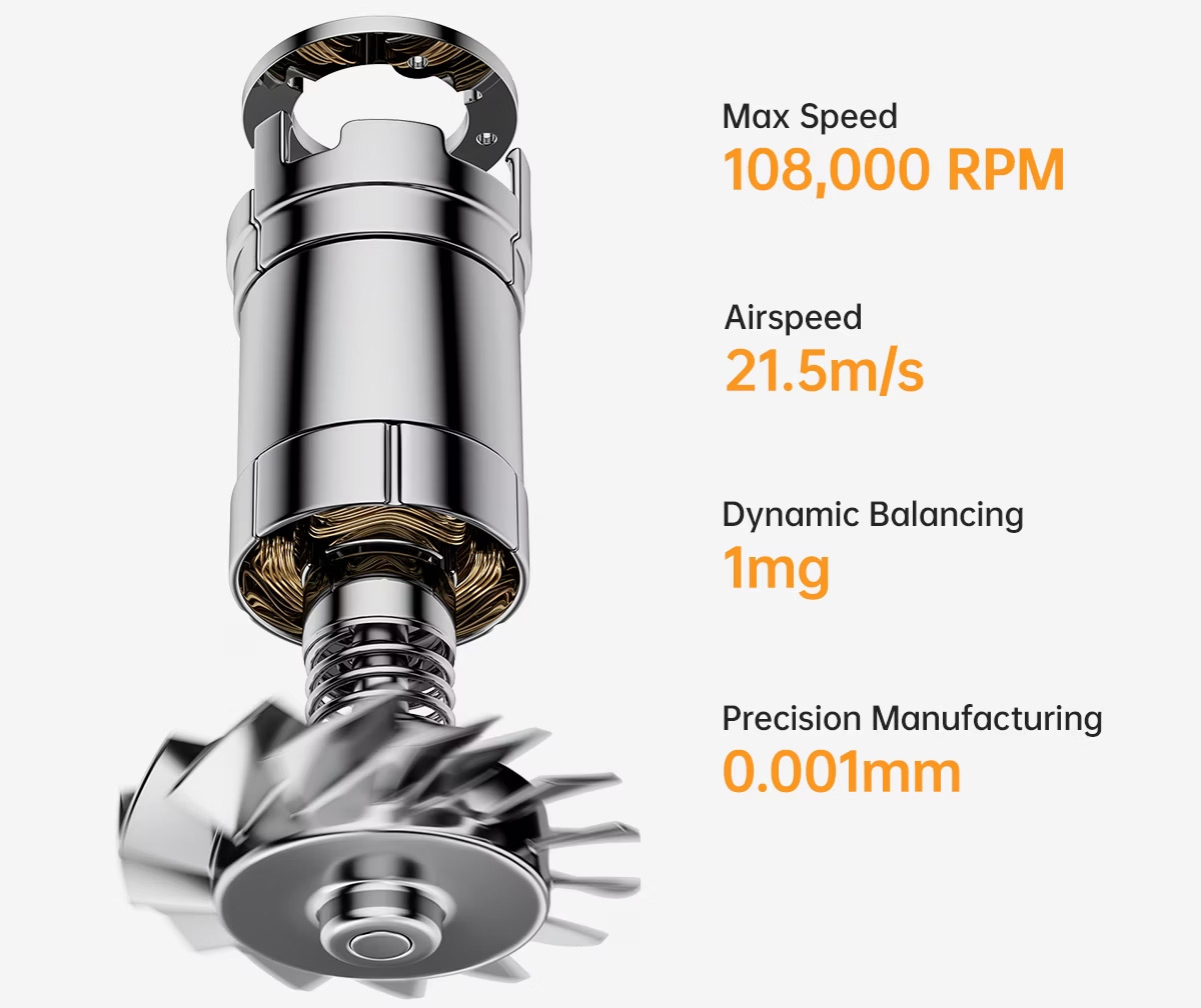 Фен Laifen SE 2 Black (1HD13-G-EU-BL-001) — фото 5