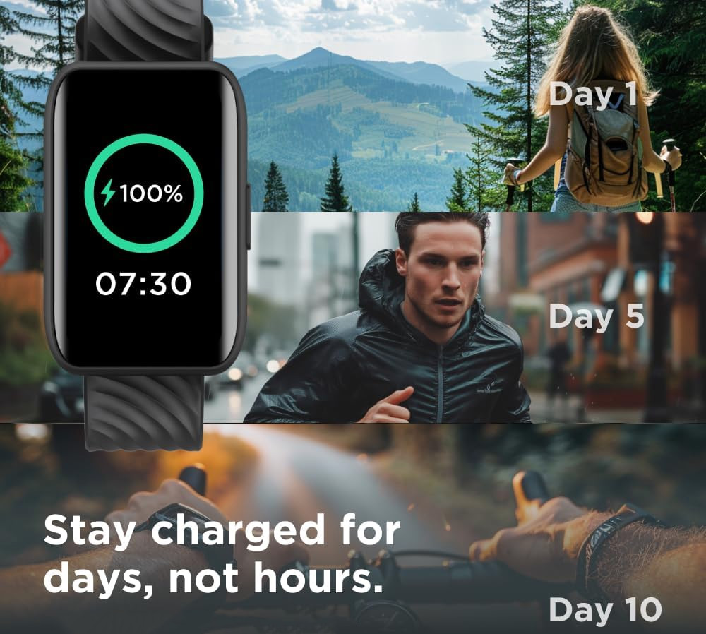 Смарт-годинник Motorola Moto Watch 40 Phantom Black — фото 2