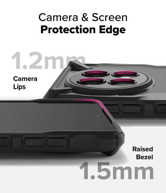 Чехол Ringke Fusion X OnePlus 13R Black (FX1039E55) — фото 5
