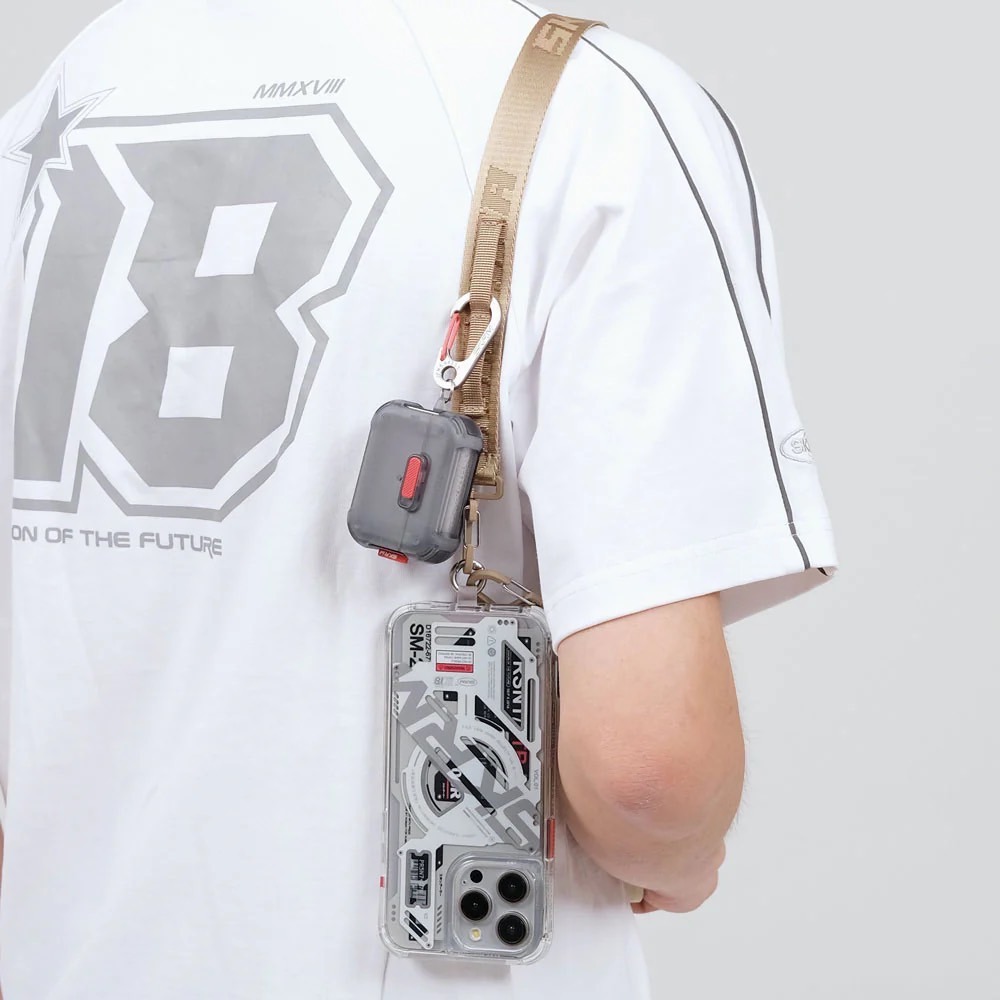 Чохол SkinArma Mecha Airpods Pro 2 Chrome (SK-APP2-MECHA-SIL) — фото 3