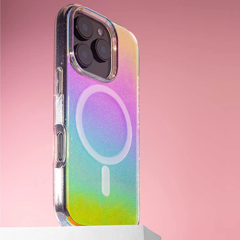 Чохол TPU Galaxy Sparkle (MagFit) для Apple iPhone 16 Pro Max (6.9) Black — фото 3