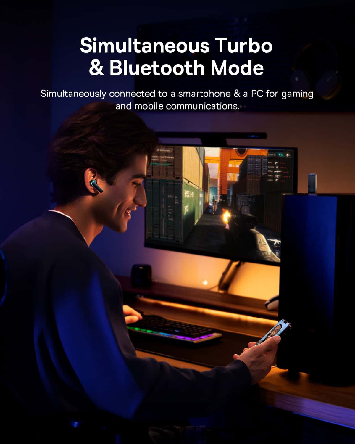 Навушники TWS Baseus AeQur G10 Black — фото 2