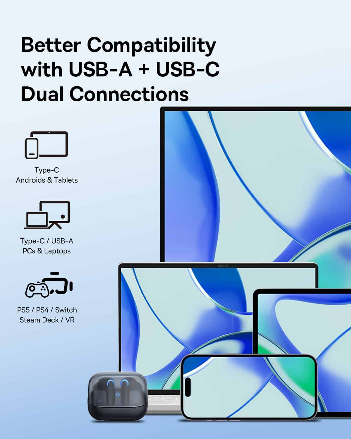 Навушники TWS Baseus AeQur G10 Black — фото 5